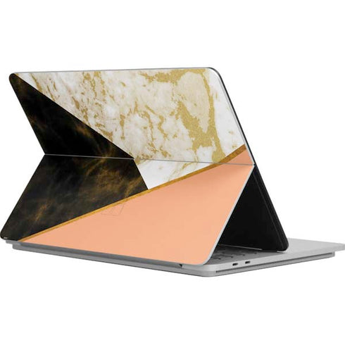 Colored Marble Surface Laptop Studio Skin